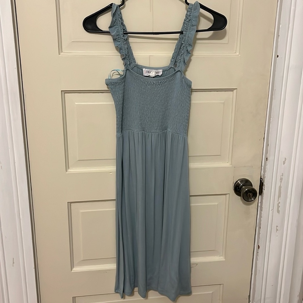 size m green/teal dress